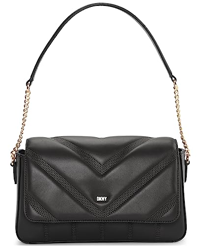 DKNY Women's R31EBW80-BGD-1 Shoulder Bag, Black/Gold von DKNY