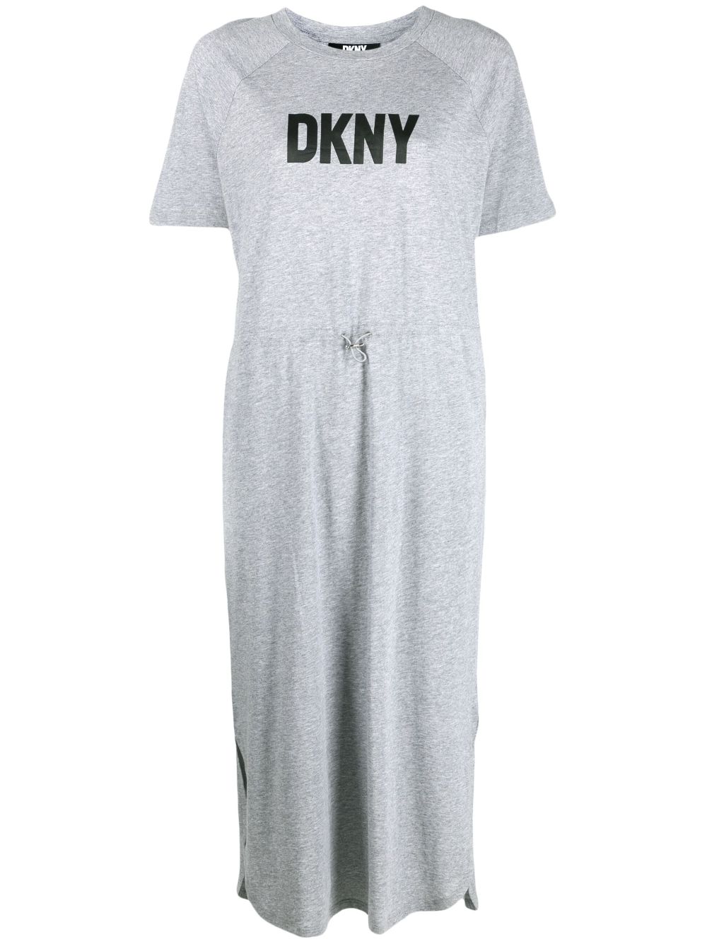 DKNY T-Shirtkleid mit Kordelzug - Grau von DKNY