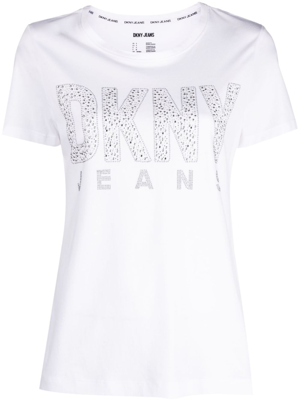 DKNY Langarmshirt mit Nieten - Weiß von DKNY