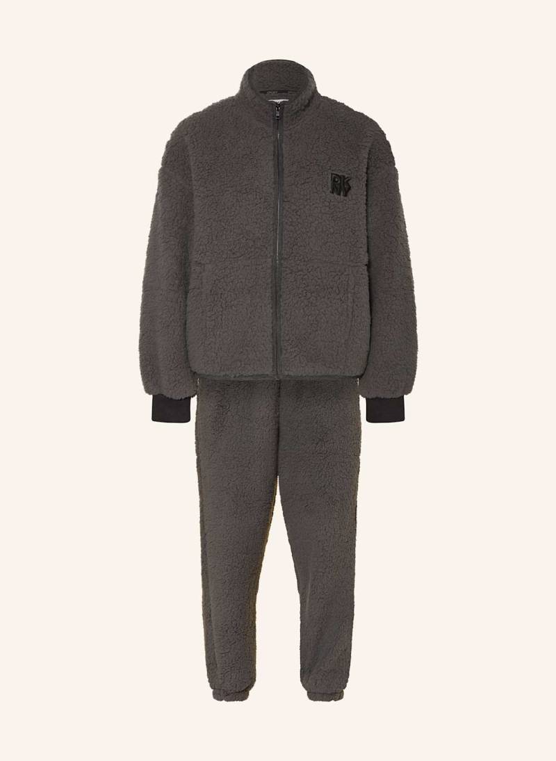 Dkny Lounge-Set Chill In Style Aus Teddyfell grau von DKNY