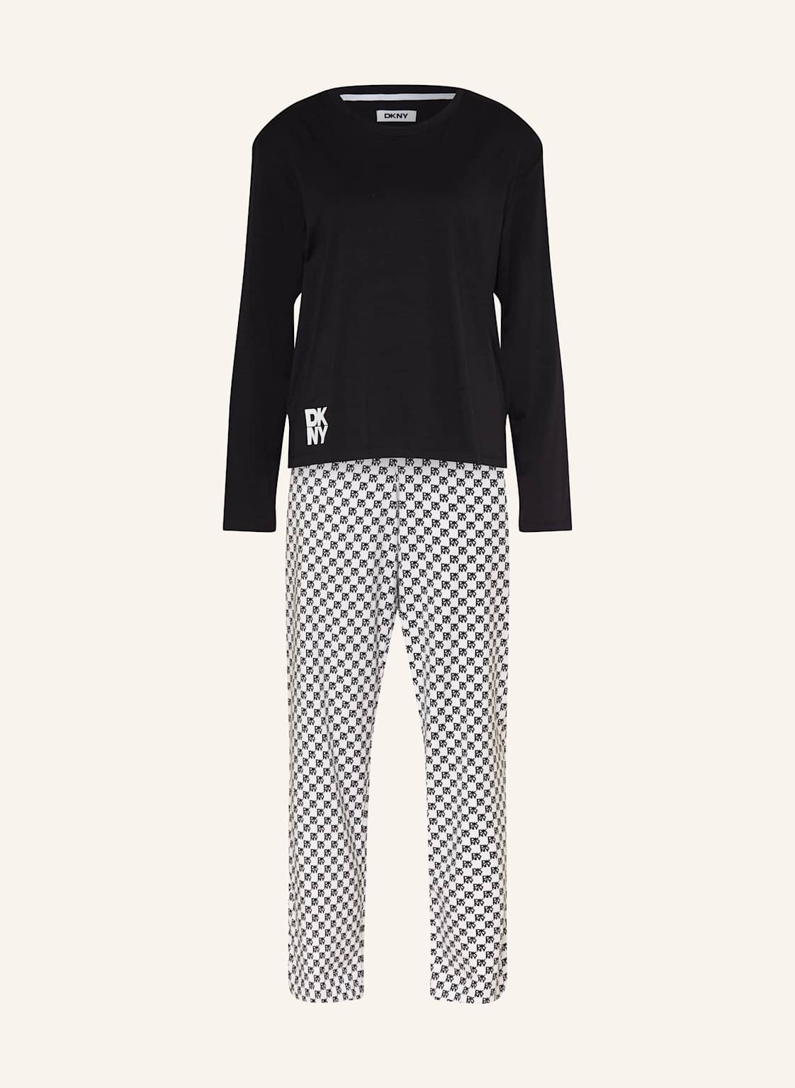 Dkny Schlafanzug Channel The Flannel schwarz von DKNY