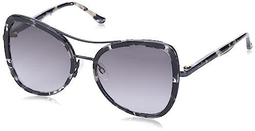 Donna Karan Unisex DO503S 43925 Sunglasses, 010 Black Grey Tortoise, 55 von DKNY