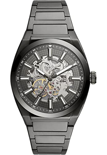 Fossil Herren Analog Automatik Uhr mit Edelstahl Armband ME3206 von DKNY