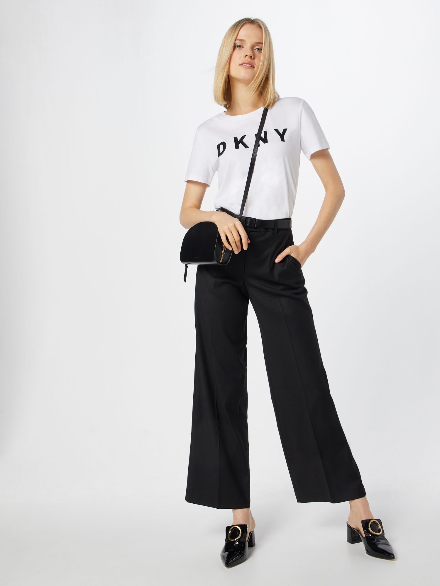 T-Shirt 'FOUNDATION' von DKNY