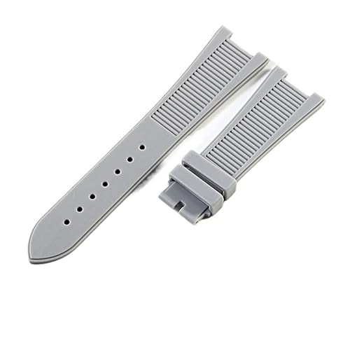 DKWOIS Silikonkautschuk-Armband kompatibel mit Patek Philippe Nautilus Serie 5711 5712 5980 Uhrenarmband männlich(Beige) von DKWOIS