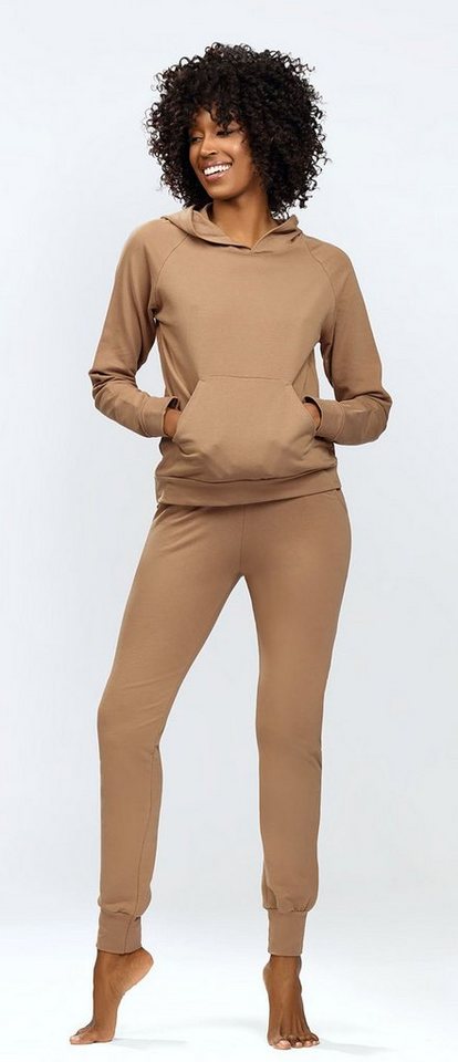 DKaren Hausanzug Damen Jogginganzug Lange Sweathose Kapuzenpullover -Seattle- (Set, 2 tlg) von DKaren