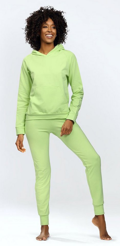 DKaren Hausanzug Damen Jogginganzug Lange Sweathose Kapuzenpullover -Seattle- (Set, 2 tlg) von DKaren