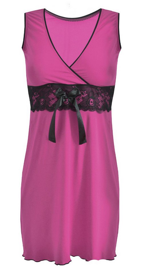 DKaren Negligé Nachthemd mit zarter Spitze, Nachtwäsche ärmellos von DKaren