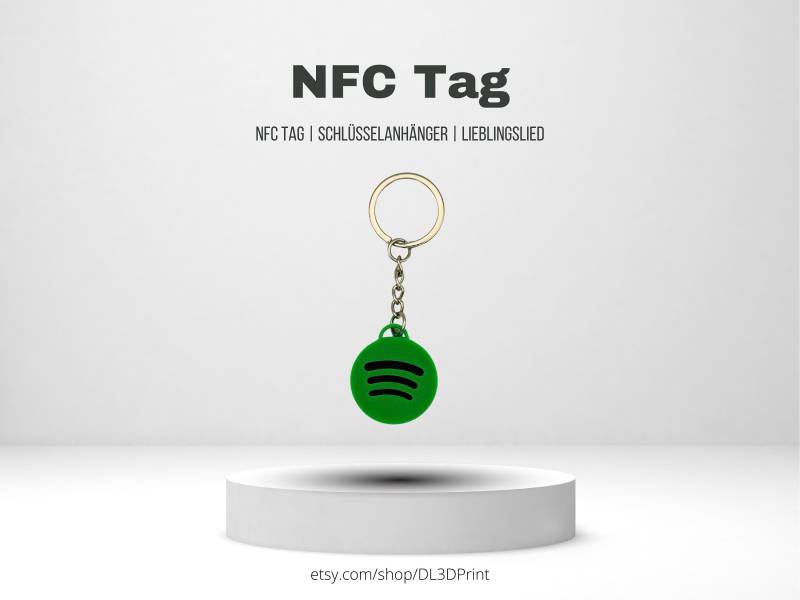 Custom Nfc Tag | 3D Gedruckter Schlüsselanhänger von DL3DPrint