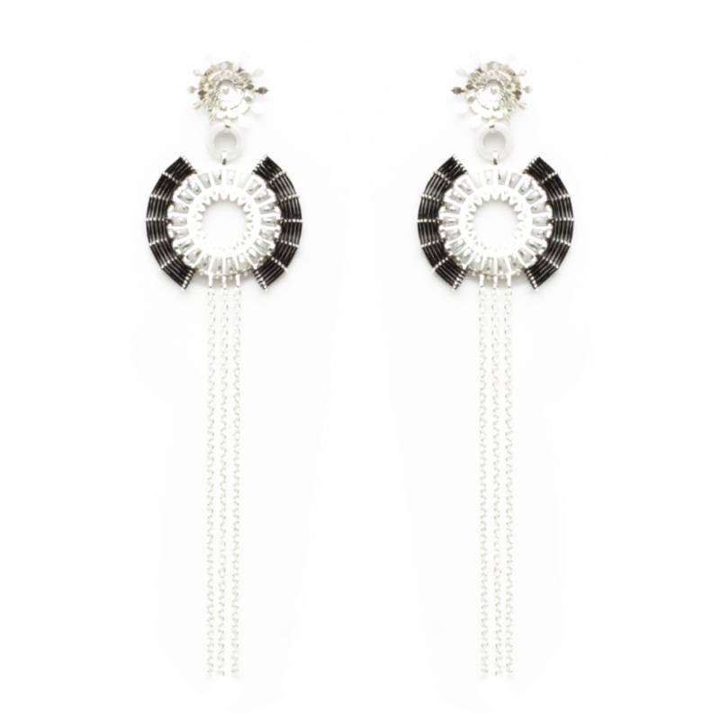 Kreis Ohrringe, Tropfen Modeschmuck, Einzigartige Schmuck, Geschenk Für Sie, Versilbert von DLJD