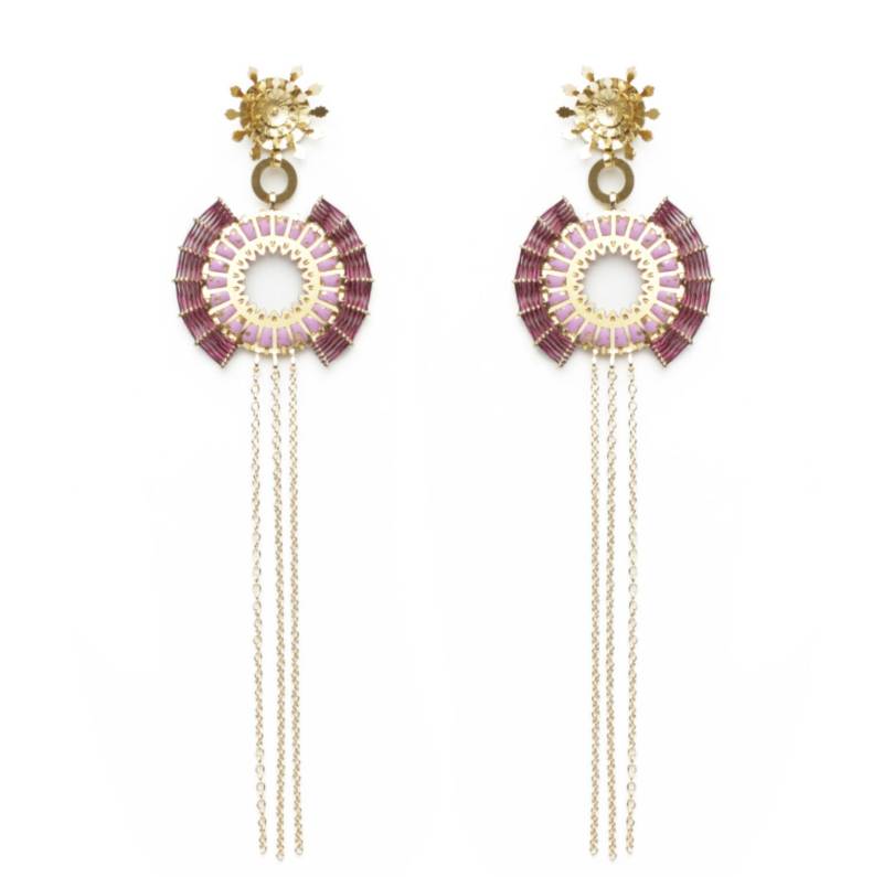 Kreis Ohrringe, Tropfen Modeschmuck, Einzigartiger Schmuck, Geschenk Für Sie, Vergoldet von DLJD