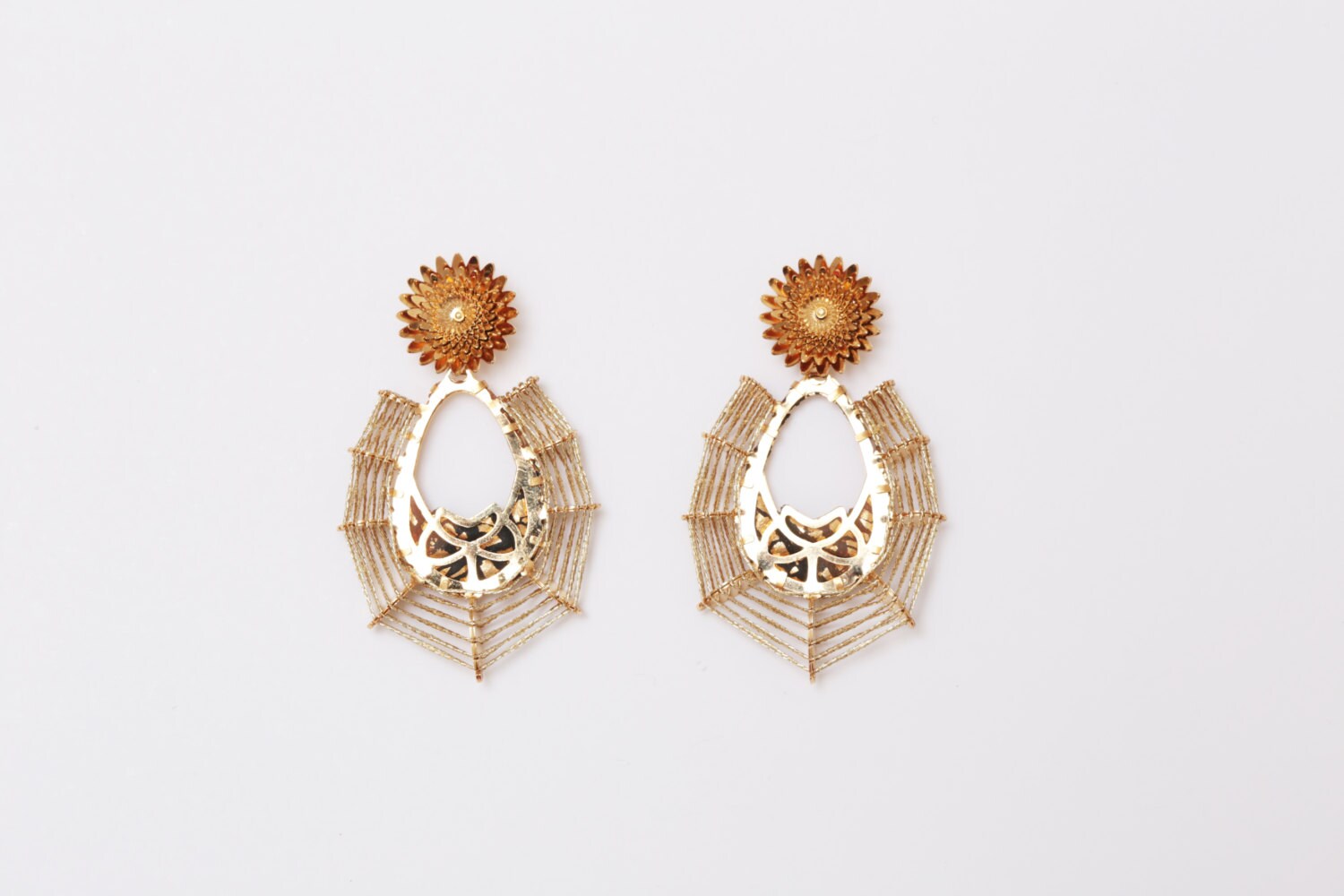 Tropfen Ohrringe, Modeschmuck, Einzigartiger Schmuck, Geschenk Für Sie, Vergoldet von DLJD