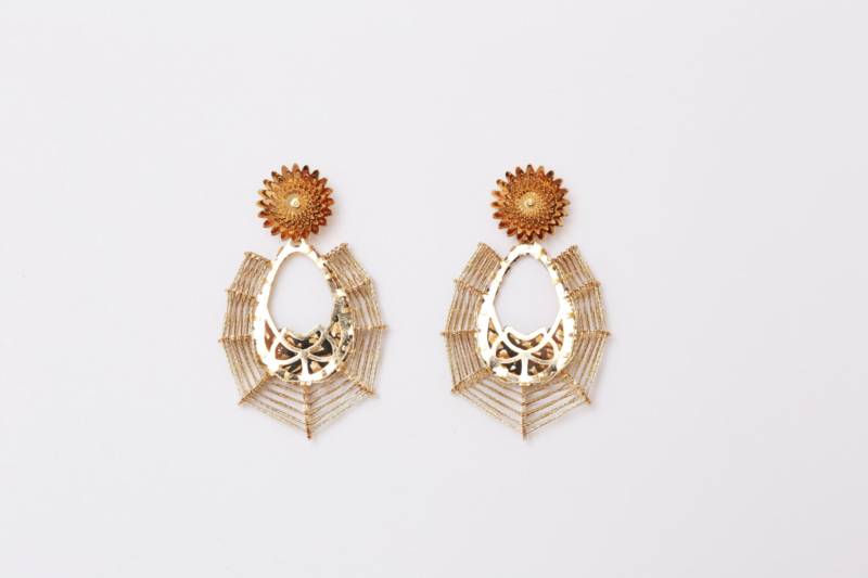 Tropfen Ohrringe, Modeschmuck, Einzigartiger Schmuck, Geschenk Für Sie, Vergoldet von DLJD