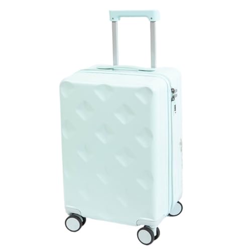 DLLSZS Koffer Universeller Radkoffer, Herren- Und Damen-Trolley-Koffer 20 Zoll, Anti-Fall-Neuer Trockenkoffer-Koffer Suitcase (Color : Blue, Size : 24) von DLLSZS