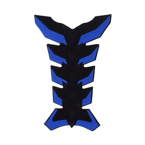 DLPRK 1 Stück Motorcycle Tank Pad, Tank Sticker, Tank Protection, Fishbone Shape for Generic Motorcycle (21cm x 13cm) von DLPRK