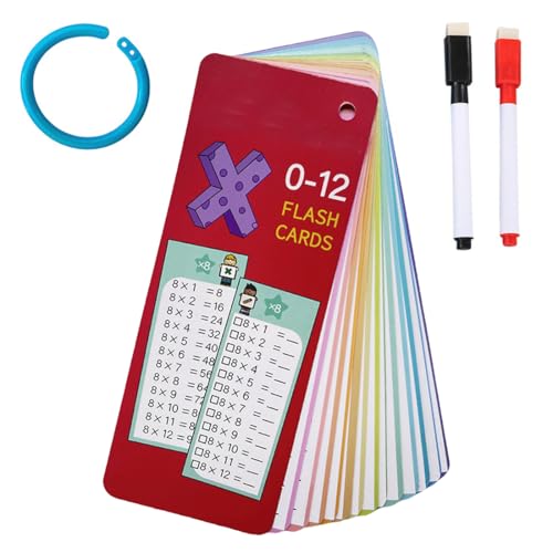 DLPRK 15 Blätter Einmaleins Spiel Lernkarten Einschulung Geschenk Spiele ab 5 Jahren zum Rechnen Lernen von DLPRK