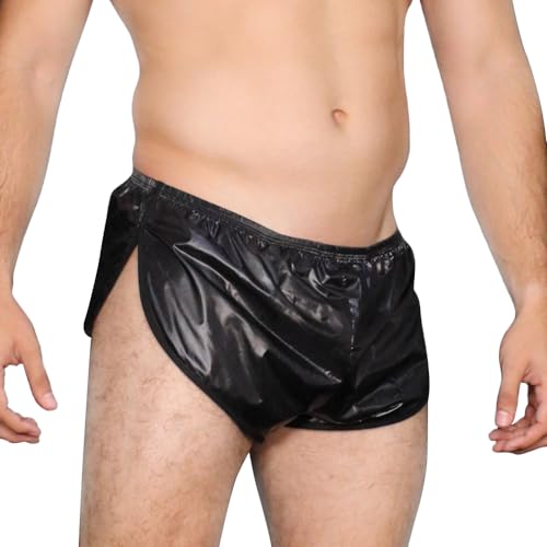 Herren Extreme Laufshorts 100% Nylon 1" Kurze Hosen Schwarz M Herren Extreme Laufshorts 100% Nylon 1" Kurze Hosen Schwarz M von DLSMDOUS