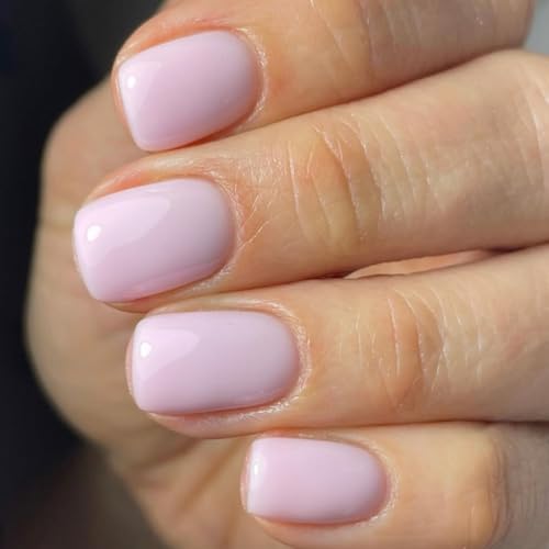 24 Stück quadratische, glänzende Designs, französische künstliche Acryl-Klebstoffe für Frauen von DLUKENY