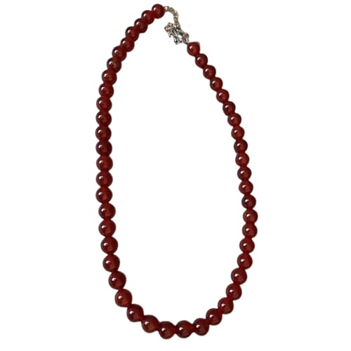 DLUKENY Elegante Perlen-Halskette, alltäglicher Modeschmuck, stilvolle Perlen-Halskette, geeignet für Mode-Vintage-Stil-Enthusiasten, Kunstperlen von DLUKENY