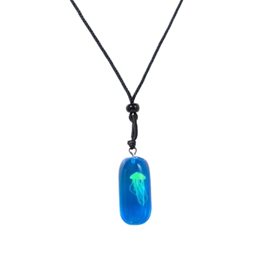 DLUKENY Eleganter Quallen-Anhänger mit stabilen Harzmaterialien, tragbar für trendige Frauen, suchen einzigartige Schmuck-Stücke, Harz DLUKENY Eleganter Quallen-Anhänger mit stabilen Harzmaterialien, tragbar für trendige Frauen, suchen einzigartige Schmuck-Stücke, Harz von DLUKENY