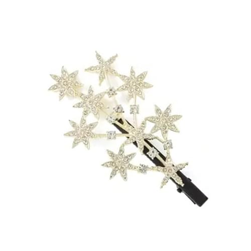 DLUKENY Mode Robuste Leichtmetallstar Entenbill Haarclip Tragbar Für Tägliche Freizeitkleidung Und Besondere Anlässe Täglicher Gebrauch von DLUKENY