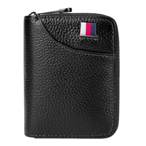 DLUKENY Sichern Sie Ihre Karten mit dieser stilvollen Anti-Degaussing-Brieftasche/Geldtasche, Schwarz von DLUKENY