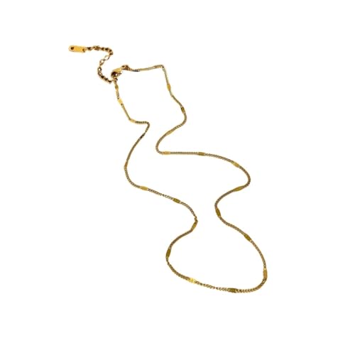 DLUKENY Stilvolle Halskette mit Seestern und Muscheln, luxuriöse Seestern-Halskette, Schmuck, betont Muscheln und Strass-Details, Edelstahl von DLUKENY