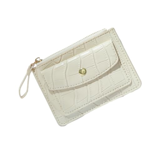 DLUKENY Trendige Geldbörse mit Reißverschluss für mühelosen Zugriff auf Ihre Gegenstände, beige DLUKENY Trendige Geldbörse mit Reißverschluss für mühelosen Zugriff auf Ihre Gegenstände, beige von DLUKENY