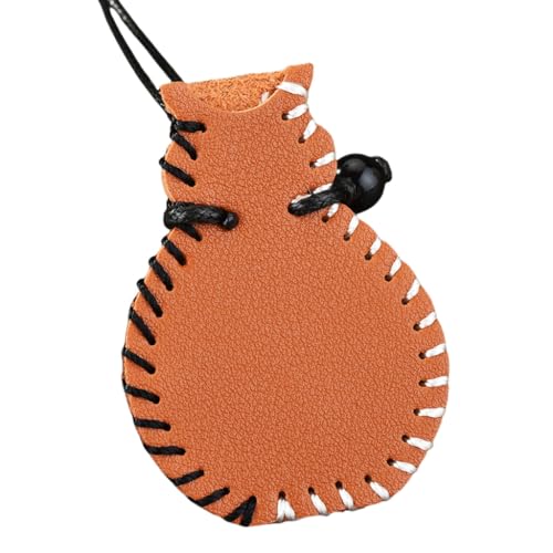 DLUKENY Vielseitige Herz-Katzen-Schlüssel-Halskette aus praktischem, stabilem PU-Leder für den täglichen Gebrauch und besondere Anlässe, Leder von DLUKENY