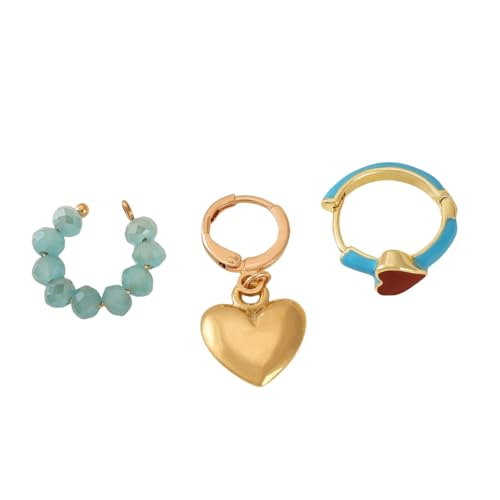 Elegante Ohrmanschette, modischer Ohrclip für Damen, Schmuck sorgt für Komfort und Stil, Legierungsstruktur, geeignet für verschiedene Outfits, Metall Elegante Ohrmanschette, modischer Ohrclip für Damen, Schmuck sorgt für Komfort und Stil, Legierungsstruktur, geeignet für verschiedene Outfits, Metall von DLUKENY