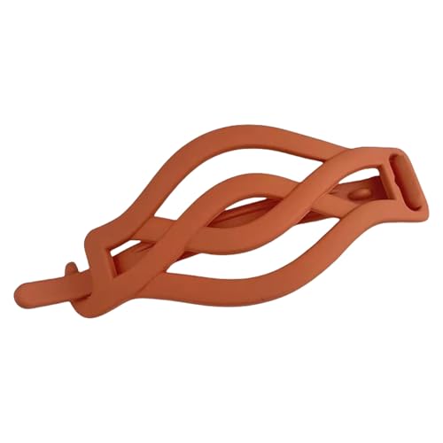 Haarklaue Clip Großer Clip Kopfbedecker Haarklaue Klemme Elegante Breite Haarhalter Barrettes Starke Haarnadel Für Mädchen von DLUKENY