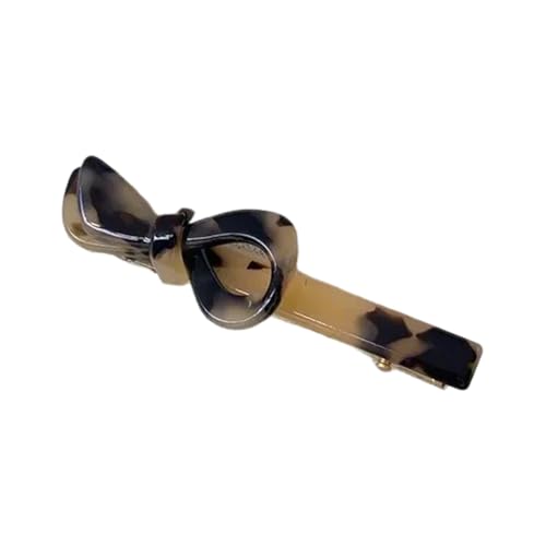 Haarspange mit Schleife aus Acetat, einfache Seite, Hochzeit, Damen, Haarspange für verschiedene Anlässe von DLUKENY