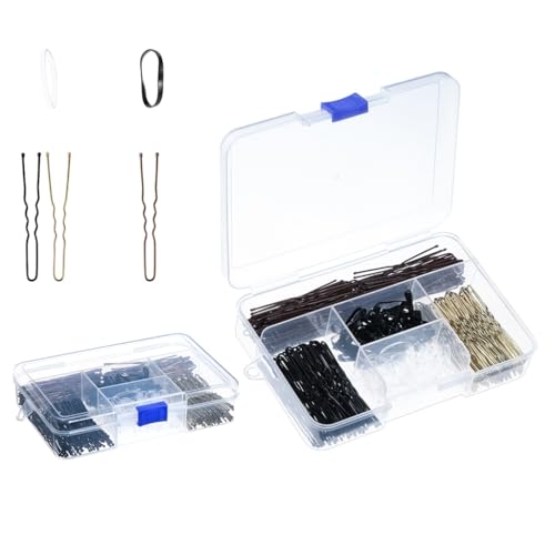 Haarstyling-Set für Damen, verschiedene Größen, für elegante und lässige Frisuren, Haarflechtzubehör von DLUKENY