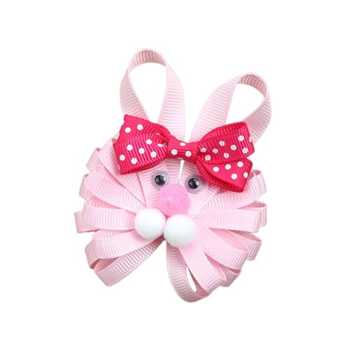 Handgefertigtes Osterhuhn/Hasen Bowknot Haarclip Bequemer Stoff Haar Barrette Für Kinder Und Erwachsene Festival Kopfbedeckung von DLUKENY