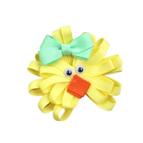 Handgefertigtes Osterhuhn/Hasen Bowknot Haarclip Bequemer Stoff Haar Barrette Für Kinder Und Erwachsene Festival Kopfbedeckung von DLUKENY