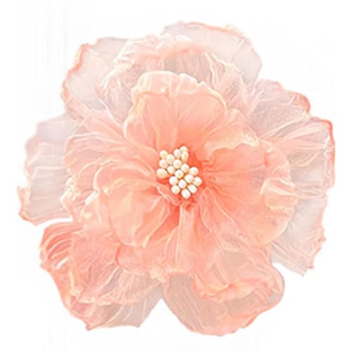 Hawaiianische Blumen-Haarspangen für Frauen, Haarspange, künstliche Clips, Zubehör, Geschenke, Blumen-Haar-Accessoires von DLUKENY