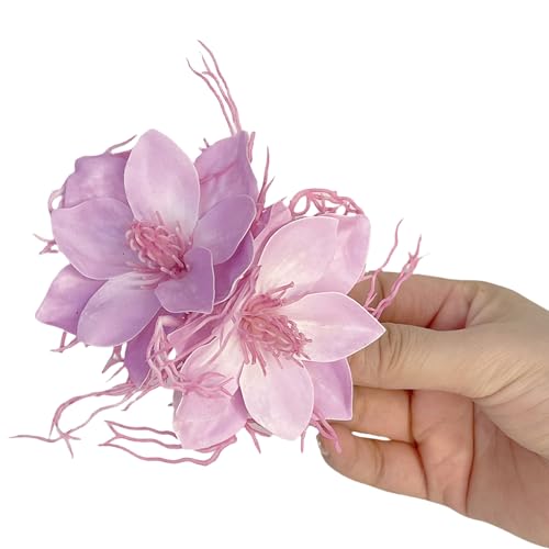 Kinder Haarnadel Haarclip Camellias Form Für Strandbühne Tanzkleidung Künstliche 2000er Jahre Mädchen Kopfschmuck Urlaub Urlaub von DLUKENY