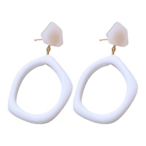 Leichte Zirkonia-Quasten-Ohrringe, Schmuck mit aufwendigem Muschel-Design, ideal für den täglichen Pendler oder Abendveranstaltungen, Metall von DLUKENY