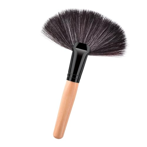 Make-up-Pinsel aus Kunstfaser für Damen, Reisepinsel, Gesichtskosmetikanwendung, Lidschatten, ergonomischer Griff, Puder von DLUKENY