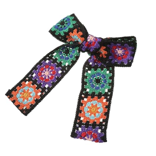 Mode Haarnadelhäkchen Gehäkelt Blumenhaarclip Elegant Gestrickte Barrette Bündel Kopfbedeckung Süßes Großer Größe von DLUKENY