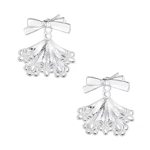 Stilvolle Schmetterlingsknoten-Ohrringe, leichter Spitzenrock, Schleife, Ohrringe, Ballett-inspiriert, tropfenresistent, Schmuck Stilvolle Schmetterlingsknoten-Ohrringe, leichter Spitzenrock, Schleife, Ohrringe, Ballett-inspiriert, tropfenresistent, Schmuck von DLUKENY