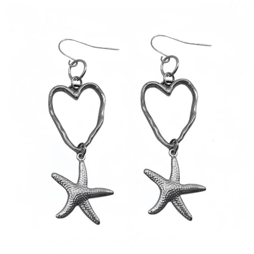 Stilvoller Stern-Tropfen-Herz-Anhänger für Frauen, Hochzeitsgeschenk Stilvoller Stern-Tropfen-Herz-Anhänger für Frauen, Hochzeitsgeschenk von DLUKENY