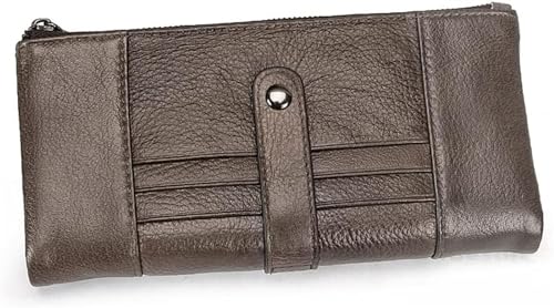 Brieftasche for Herren, Lange Retro-Geldbörse mit Mehreren Karten, große Kapazität, handgehaltene Damen-Geldbörse, Kartentasche (Color : D, Size : 19 * 10 * 3cm) von DLUXCA