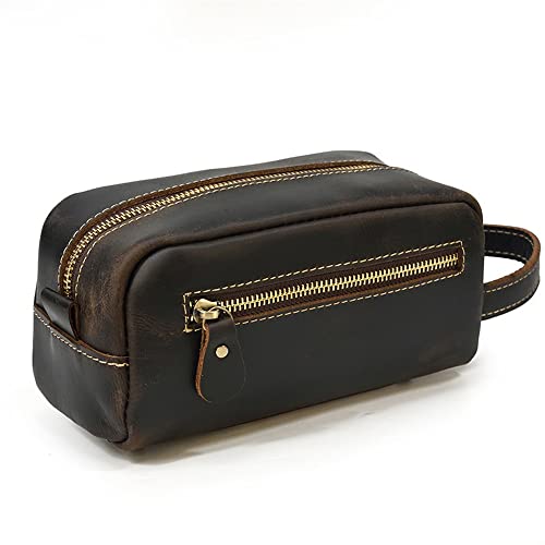 Herren Clutch Retro Unisex Kulturbeutel Multifunktionale Kosmetik Aufbewahrungstasche Clutch Bag (Color : D, Size : 9 * 21 * 11cm) von DLUXCA