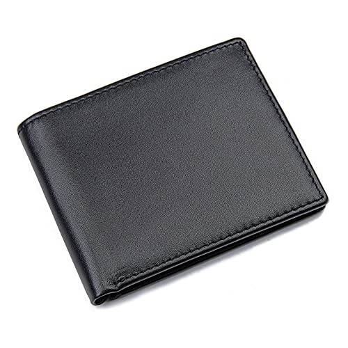 Lässige handgemachte Geldbörse, Kurze Geldbörse, Anti-Diebstahl-Bürsten-Geldbörse, horizontale Business-Geldbörse for Herren (Color : D, Size : 9 * 11 * 2cm) von DLUXCA