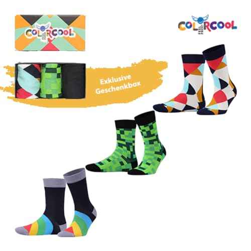 DMA-Z Retro 3-Stück gemusterte Socken Geometrisch Ultramarin 41-45 Grösse DMA-Z Retro 3-Stück gemusterte Socken Geometrisch Ultramarin 41-45 Grösse von DMA-Z