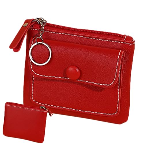 DMAIS Kartenhalter, PU-Smartcard-Halter mit Vordertasche, klassischer Kreditkartenhalter, tragbarer Kartenhalter, stilvolle Kartenhalter für Mädchen von DMAIS