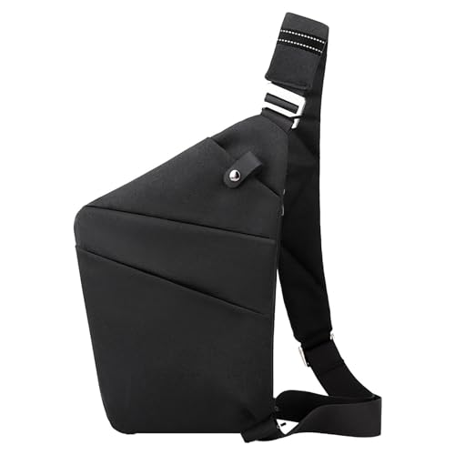 Umhängetasche – Anti-Diebstahl-Reisetasche aus Nylongewebe | Hervorragender Schultertaschen-Rucksack mit Kapazität | Zuverlässige Sicherheits-Brusttasche | Langlebige persönliche Flex-Tasche zum von DMAIS