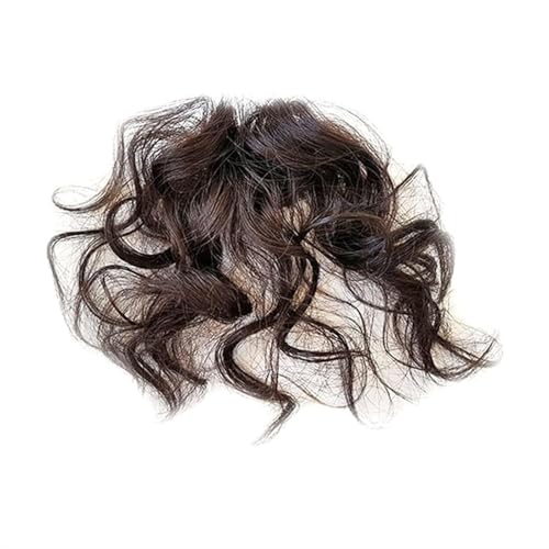 Haartopper, Haar-Topper, Haarteile Clip-in Air Bangs Haare for Frauen Pony Haarspange(Deep brown) von DMBBSAPBSH