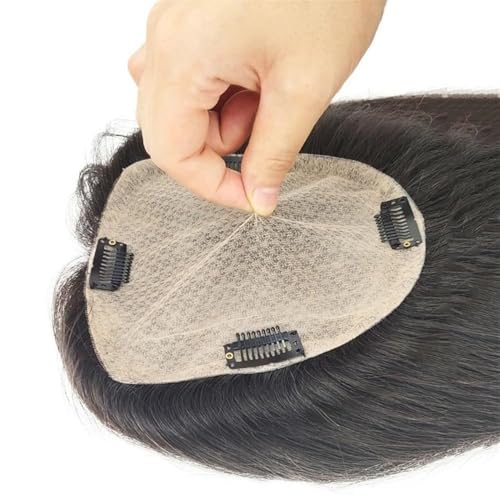 Haartopper, Haar-Topper, Haarteile for Frauen, Stücke mit Clip in Curly(8 Inch) von DMBBSAPBSH